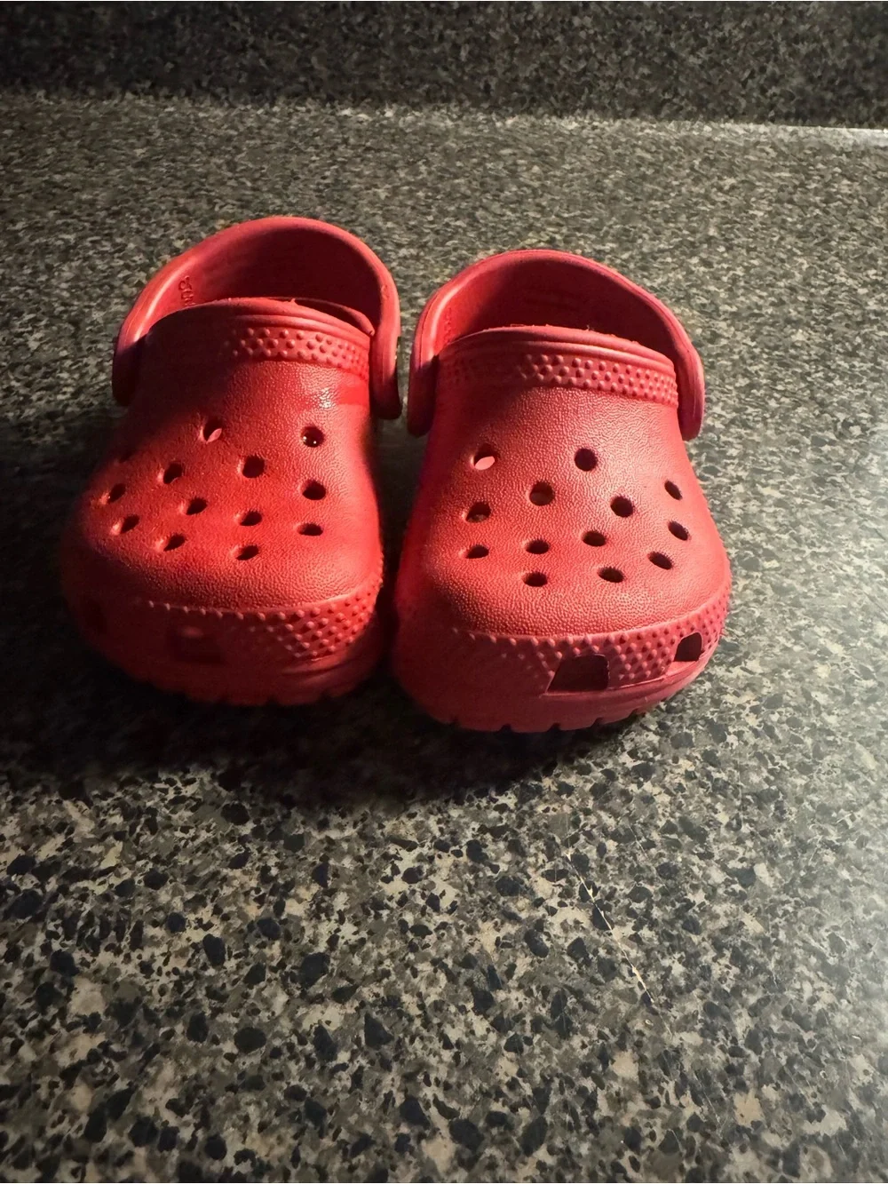 CROCS Baby Classic Clogs In Red Color Size C4